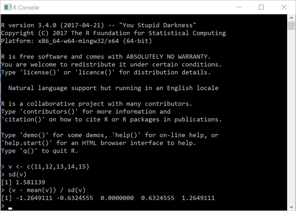 Running the R Console in an APL+Win Form